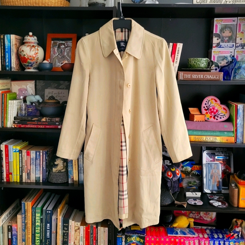 Burberry London Tan Raincoat Women's Nova Check